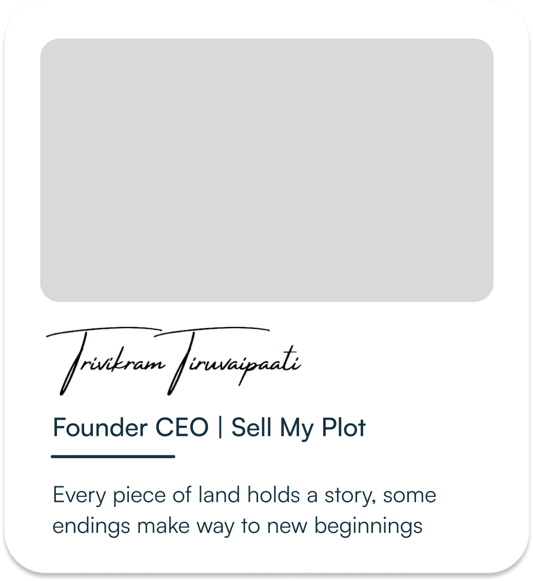 Founder of Sell My Plot